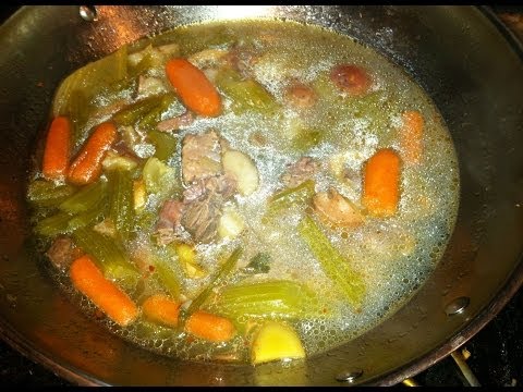 Beef Shank Rice & Vegetable Soup Recipe