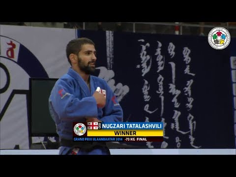 Nugzar Tatalashvili (GEO) vs. Tsagaanbaatar Khashbaatar (MGL) -73kg Judo Grand Prix Ulaanbaatar 2014
