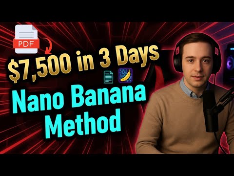 I Made $7,500 in 3 Days Selling PDFs (Using Nano Banana)