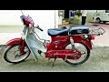 Old Popular bike Bajaj M80 Major 1980  of India  for Middle class  &  Farmers