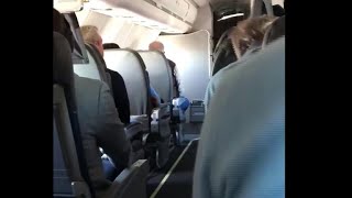 Passenger captures the moment flight was told to &quot;brace for impact&quot;