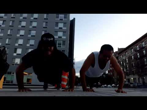 bebo vs ak 😤 push ups challenge my nigga habibi New York bronx shit ,took  em back to Yemen
