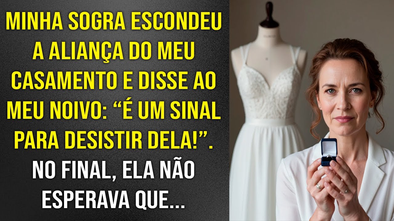 Minha sogra escondeu a aliança do meu casamento e disse ao meu noivo: "É um sinal para desistir dela