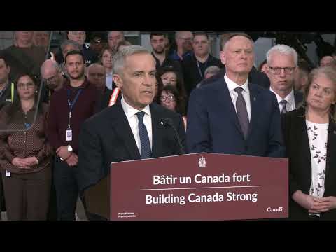 Le premier ministre Carney lance la première Stratégie industrielle de défense du Canada