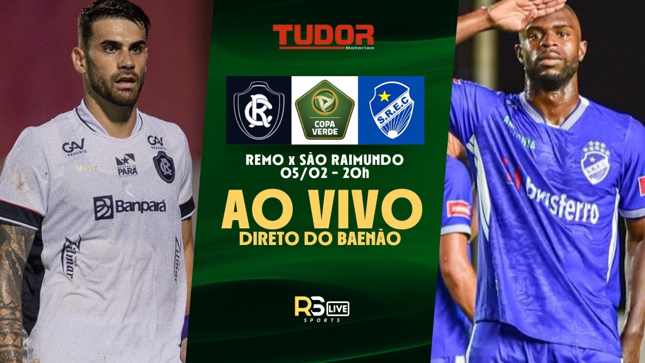🔴 AO VIVO DIRETO DO BAENÃO | REMO x SÃO RAIMUNDO-RR | COPA VERDE 2025