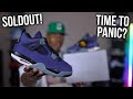 WHOA PEOPLE WERE WRONG ABOUT THE JORDAN 4 LAKESHOW IMPERIAL PURPLE INSTANTLY SOLD OUT