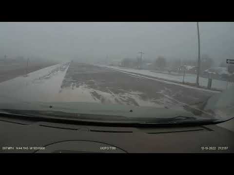 Snow Storm 13dec22 Rapid City South Dakota