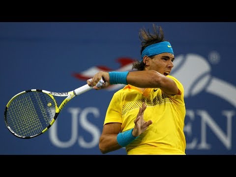 Rafael Nadal Crazy Return vs. Fernando Gonzalez at 2009 US Open Tennis