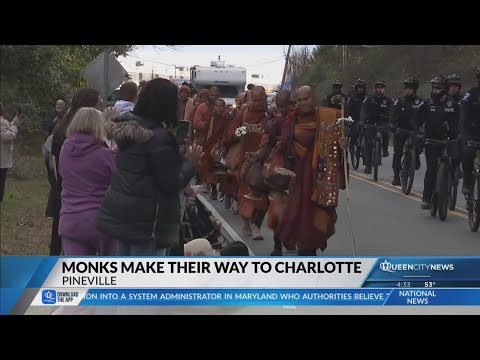 Mural honors Monks' Walk for Peace