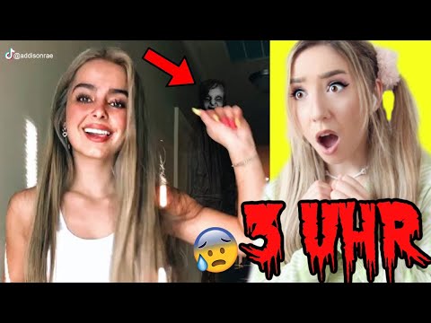 SCHAUE niemals 3 Uhr Nachts diese TIKTOK Videos mit BFF oder alleine im HAUS vor HALLOWEEN 2021