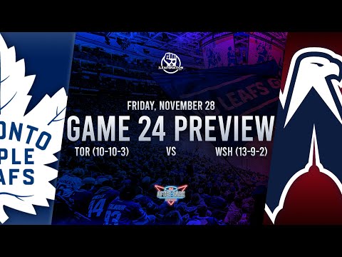 Toronto Maple Leafs vs Washington Capitals Game 24 Preview: Lineups, Goaltenders, & Best Bets