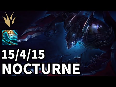 Nocturne Jungle vs Vi - Ranked Grandmaster - Patch KR 12.17