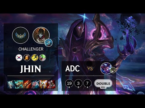 Jhin ADC vs Vayne - KR Challenger Patch 12.5