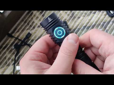 Review flashlight Wurkkos FC13 – 3400 from SFN43, Anduril 2.0 and function of Power Bank