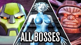 Justice League Heroes (2006) - All BOSSES FIGHTS