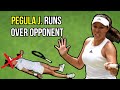 Jessica PEGULA Runs Over Opponent Lesia Tsurenko At Wimbledon 2023 Tennis NEWS