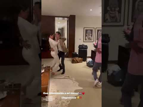 Marc Anthony y Nadia Ferreira bailando Tierra Adentro