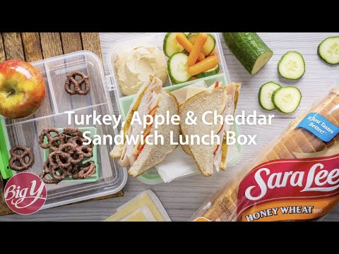 Turkey Apple and Cheddar Sandwich Lunchbox Recipe