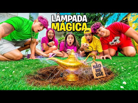 DESENTERRAMOS UMA LÂMPADA MÁGICA NA MANSÃO DOS ROSA *Funciona?