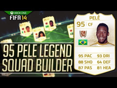 FIFA 14 - PELE! INSANE 25 MILLION COIN FULL LEGEND SQUAD BUILDER!