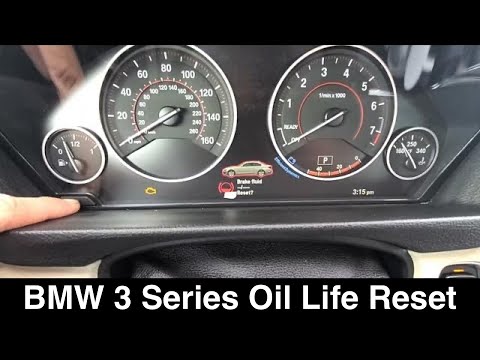 2016 BMW 3 Series Service Reset / oil life / Brake Fluid / Inspection