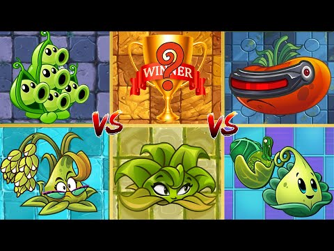 PvZ 2 Challenge | Pea Pod & Ultomato & Sticky Bomb Rice & Boom Balloon Flower & Turkey-pults