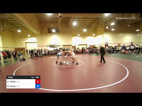 125 Kg Round Of 32 - Hunter Catka, Southeast Regional Training Center, Inc Vs Bryan Caves, Chippew