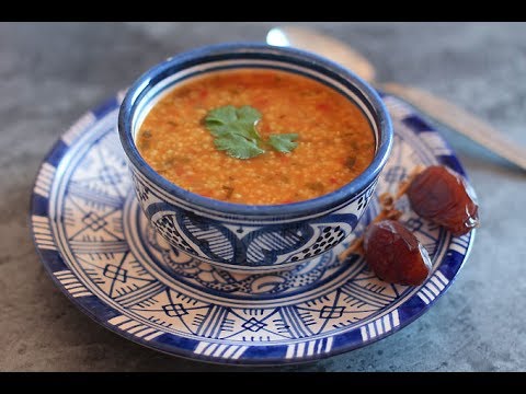 Soupe d'orge et tomate