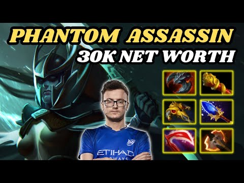 🔥 MIRACLE Phantom Assassin Hard Carry 7.34b 🔥 30K NET WORTH Full ITEM Miracle - Dota 2