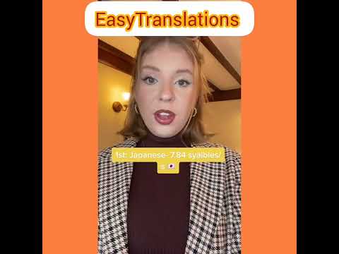 Fastest Spoken Language