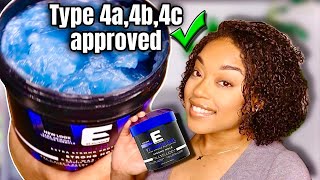 Type 4 Hair Approved Wash n Go ft: Elegance Vitamin Gel