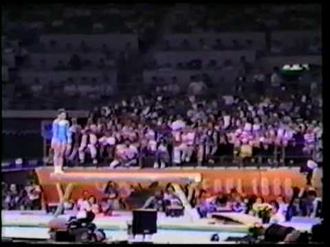 Gymnastics 1988 Olympics Seoul : Dörte Thümmler (GDR) BB