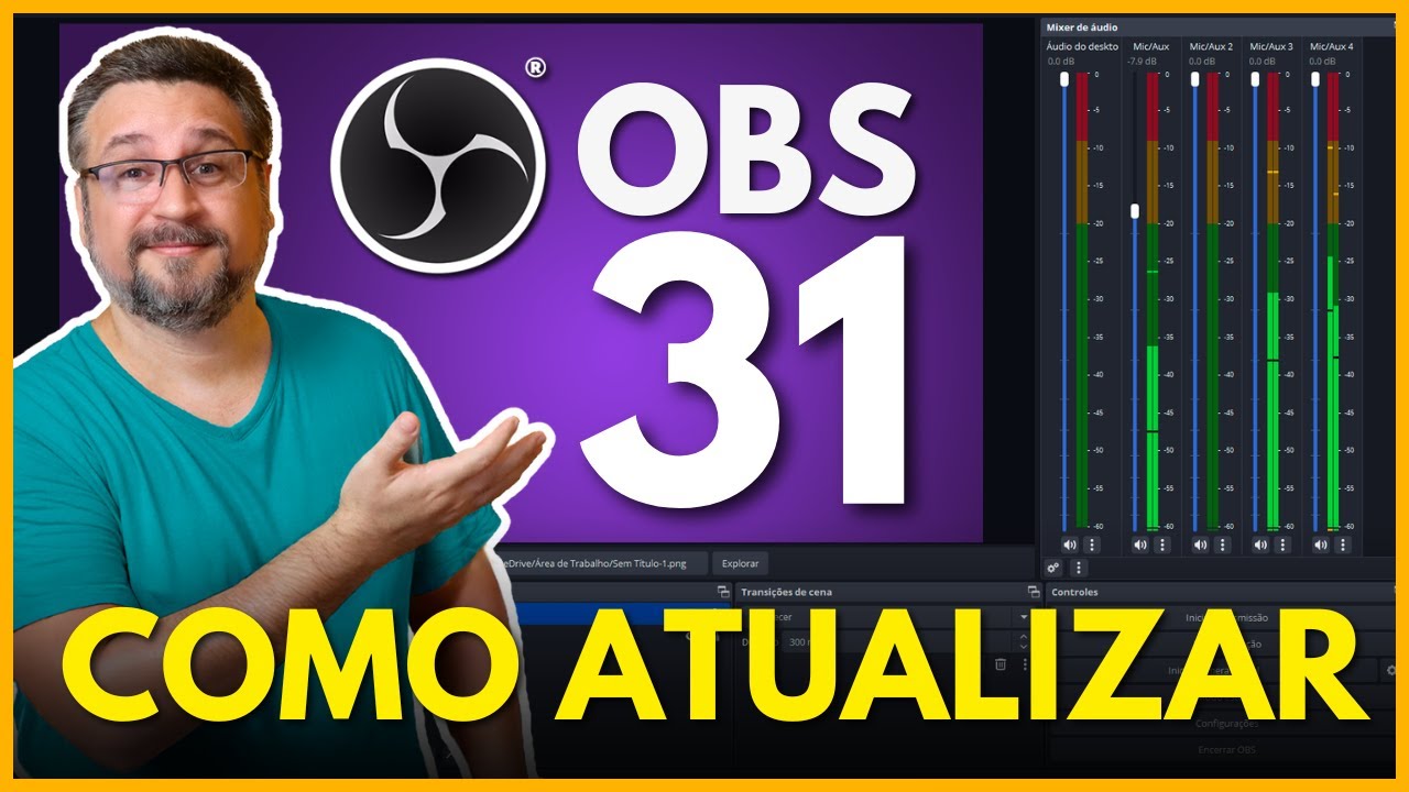 Como Atualizar o Obs Studio para a versão 31 - Passo  a passo completo ✅