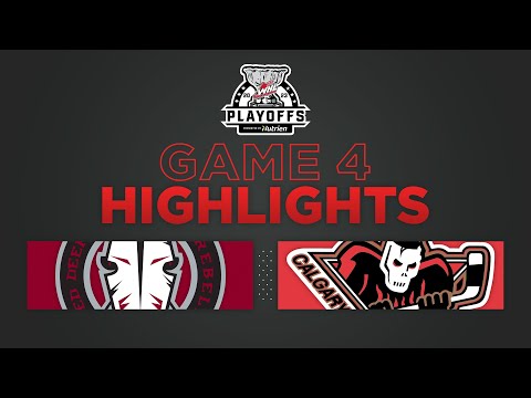 WHL Playoffs Highlights: Rebels (6) at Hitmen (1) - April 5, 2023