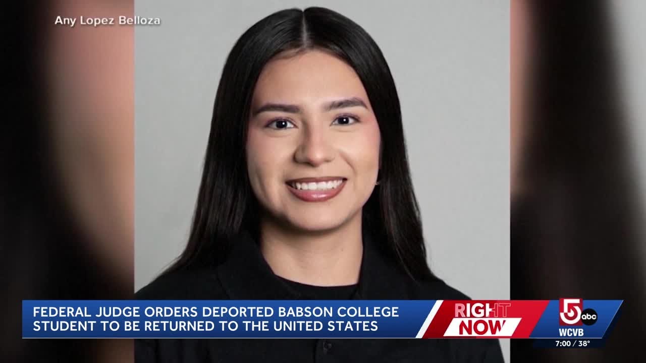 Video thumbnail for Federal judge orders return of deported Babson College student within 14 days