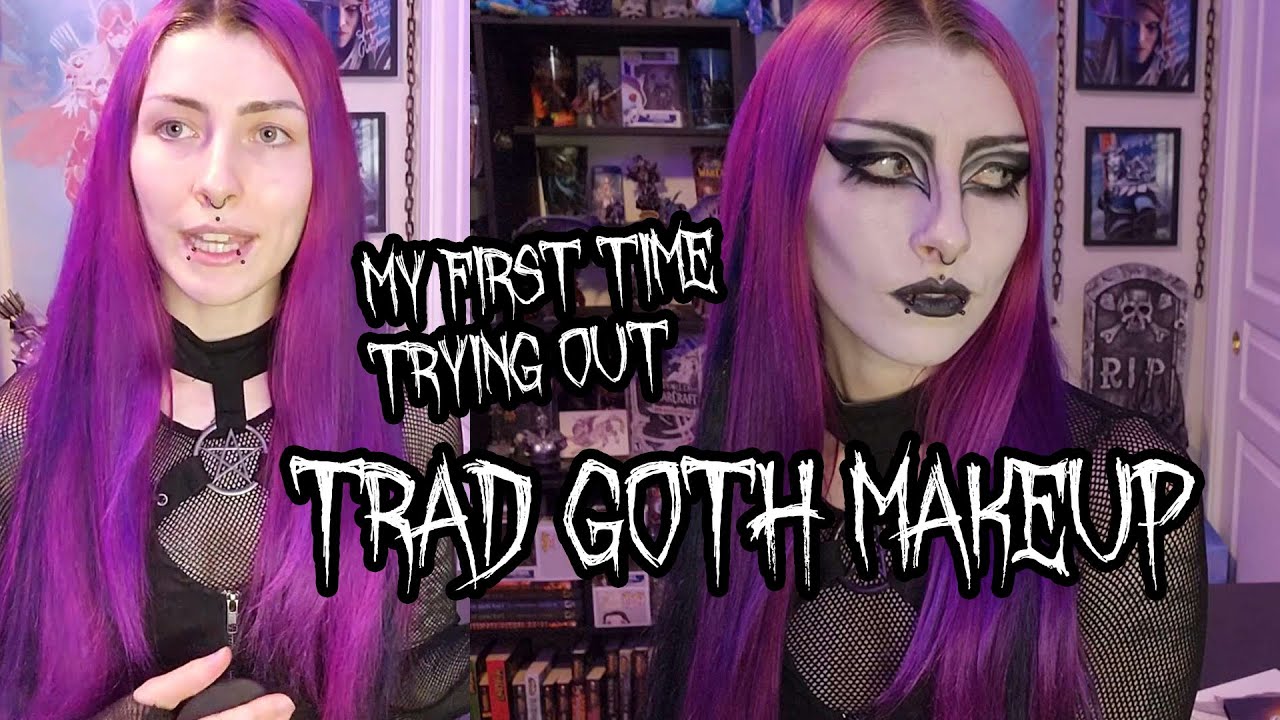 Trad Goth Makeup Tutorial (my first ever attempt)