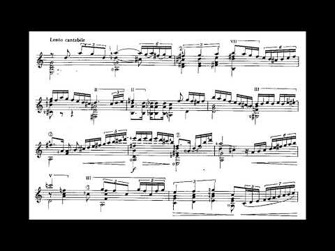 Astor Piazzolla - La Muerte del Ángel for Guitar [Score-Video]