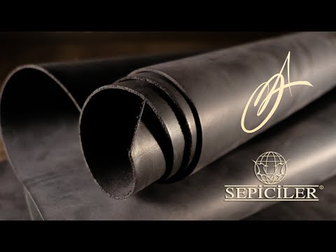 Sepici Leather - Crazy Black 5-6oz