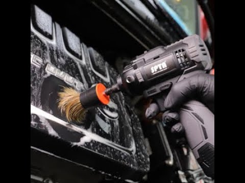 Набор щеток для химической чистки и детайлинга автомобиля для шуруповерта и дрели, 5 шт., SPTA - фото 1 - id-p2977207167
