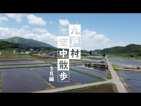 【くのへドローン】九戸村空中散歩　５月編