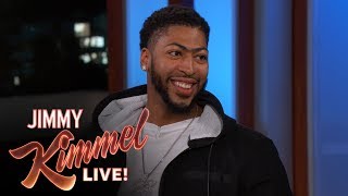 Jimmy Kimmel Measures Anthony Davis