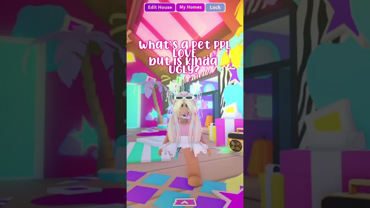 what’s an adopt me pet people LOVE but is kinda UGLY? #adoptmeedit #adoptmeroblox #preppyadoptme