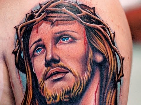 Photos Religious Tattoos - Fotos Tatuagens Religiosas - Tatuaje Religioso - Gospel Tattoos - Jesus