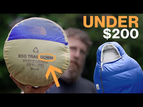 Quality Down Sleeping Bag Under $200 - The North Face Eco Trail Down 20°F Review