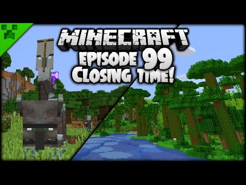 Closing Time! PILLAGER BEAST ARMY! | Python's World (Minecraft Survival Let's Play) | Episode 99