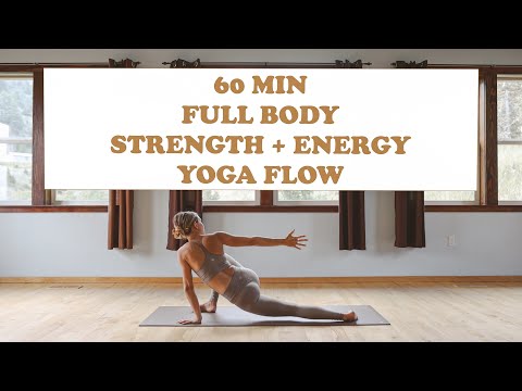 60 MINUTE FULL BODY STRENGTH BUILDING+ ENERGIZING VINYASA YOGA FLOW