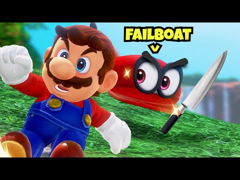 Mario Odyssey, but Cappy Is Trying to Kill Me