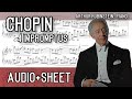 Chopin - 4 Impromptus (Audio+Sheet) [Rubinstein]