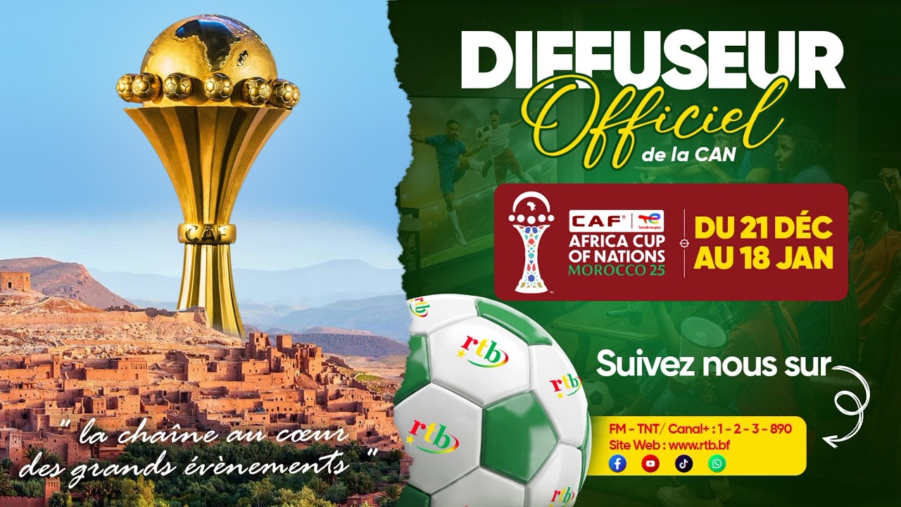 RTB - Can Maroc 2025 : Burkina Faso Vs Soudan (Plateau d’avant match)