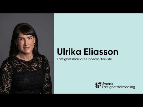 Ulrika Eliasson, mäklare på Svensk fastighetsförmedling Uppsala/Knivsta